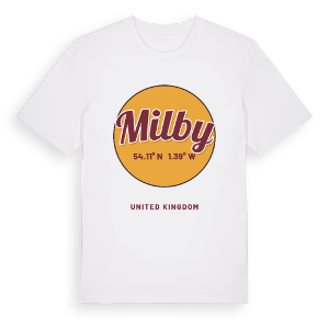 Milby cirkel t-shirt – ekologisk bomull t-shirt från Pinshirt