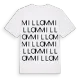 Millom ordlek t-shirt
