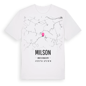 Milson karta t-shirt – ekologisk bomull t-shirt från Pinshirt