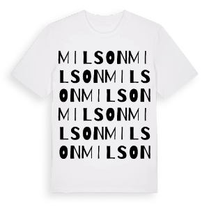 Milson ordlek t-shirt – ekologisk bomull t-shirt från Pinshirt