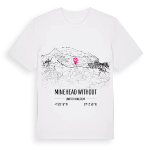 Minehead Without karta t-shirt – ekologisk bomull t-shirt från Pinshirt