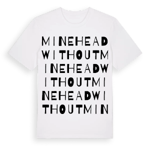 Minehead Without ordlek t-shirt – ekologisk bomull t-shirt från Pinshirt