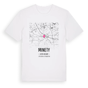 Minety karta t-shirt – ekologisk bomull t-shirt från Pinshirt