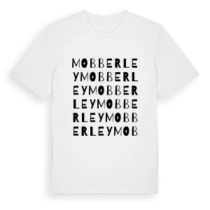 Mobberley ordlek t-shirt – ekologisk bomull t-shirt från Pinshirt
