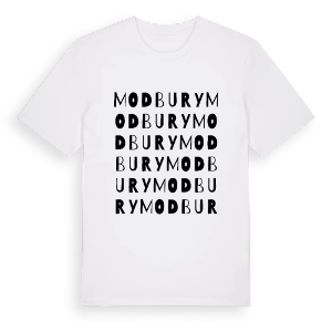 Modbury ordlek t-shirt – ekologisk bomull t-shirt från Pinshirt