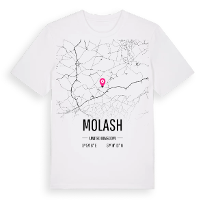 Molash karta t-shirt – ekologisk bomull t-shirt från Pinshirt