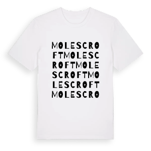 Molescroft ordlek t-shirt – ekologisk bomull t-shirt från Pinshirt
