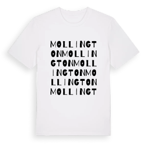 Mollington ordlek t-shirt – ekologisk bomull t-shirt från Pinshirt