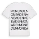 Monewden ordlek t-shirt