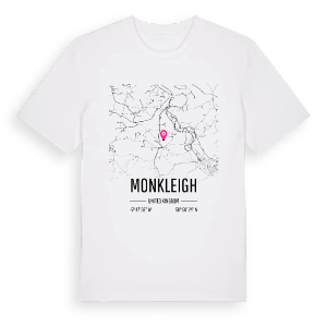 Monkleigh karta t-shirt – ekologisk bomull t-shirt från Pinshirt