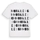 Monkleigh ordlek t-shirt