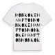 Monkokehampton ordlek t-shirt
