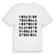 Monks Horton ordlek t-shirt