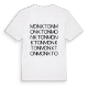 Monkton ordlek t-shirt