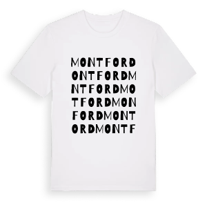 Montford ordlek t-shirt – ekologisk bomull t-shirt från Pinshirt