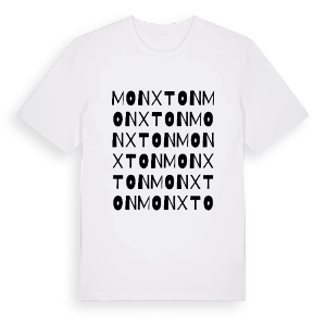 Monxton ordlek t-shirt – ekologisk bomull t-shirt från Pinshirt