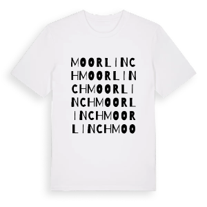 Moorlinch ordlek t-shirt – ekologisk bomull t-shirt från Pinshirt