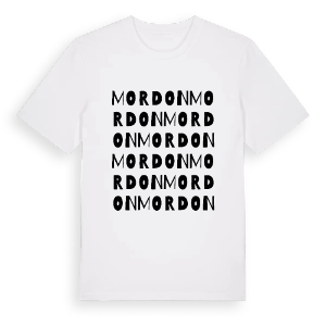 Mordon ordlek t-shirt – ekologisk bomull t-shirt från Pinshirt