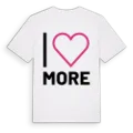 Jag älskar More t-shirt stort tryck