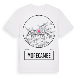 Morecambe t-shirt – ekologisk bomull t-shirt från Pinshirt