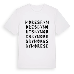 Moresby ordlek t-shirt – ekologisk bomull t-shirt från Pinshirt