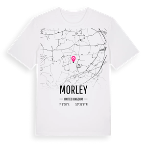 Morley karta t-shirt – ekologisk bomull t-shirt från Pinshirt