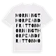 Morningthorpe and Fritton ordlek t-shirt