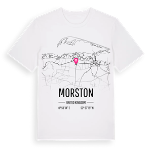 Morston karta t-shirt – ekologisk bomull t-shirt från Pinshirt