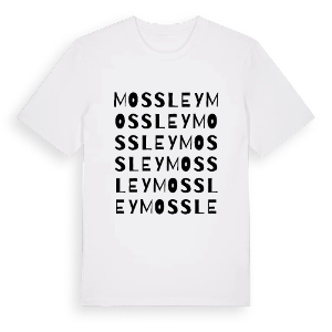 Mossley ordlek t-shirt – ekologisk bomull t-shirt från Pinshirt