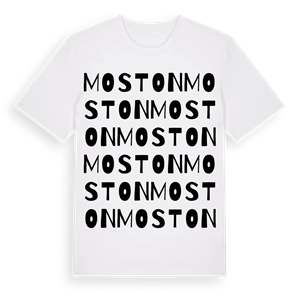 Moston ordlek t-shirt – ekologisk bomull t-shirt från Pinshirt