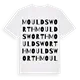 Mouldsworth ordlek t-shirt