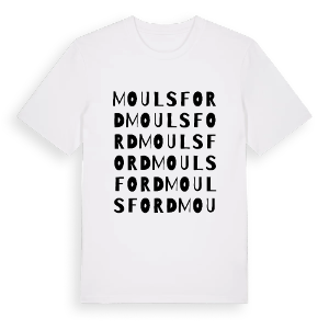 Moulsford ordlek t-shirt – ekologisk bomull t-shirt från Pinshirt