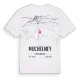 Muchelney karta t-shirt