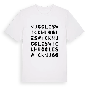 Muggleswick ordlek t-shirt – ekologisk bomull t-shirt från Pinshirt
