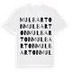 Mulbarton ordlek t-shirt