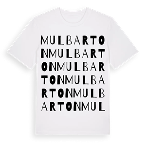 Mulbarton ordlek t-shirt – ekologisk bomull t-shirt från Pinshirt