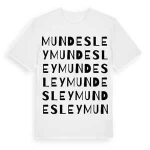 Mundesley ordlek t-shirt – ekologisk bomull t-shirt från Pinshirt