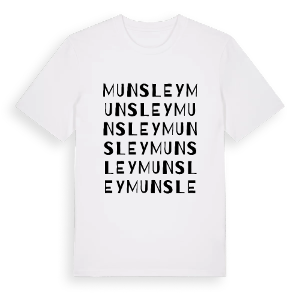 Munsley ordlek t-shirt – ekologisk bomull t-shirt från Pinshirt