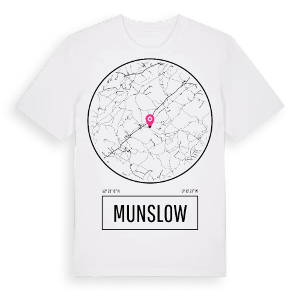 Munslow t-shirt – ekologisk bomull t-shirt från Pinshirt