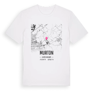 Murton karta t-shirt – ekologisk bomull t-shirt från Pinshirt