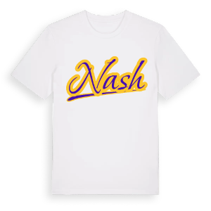 Nash baseball t-shirt – ekologisk bomull t-shirt från Pinshirt