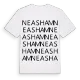 Neasham ordlek t-shirt