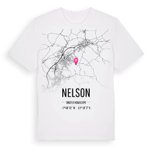 Nelson karta t-shirt – ekologisk bomull t-shirt från Pinshirt