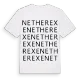Nether Exe ordlek t-shirt