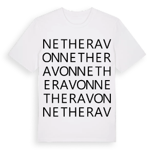 Netheravon ordlek t-shirt – ekologisk bomull t-shirt från Pinshirt