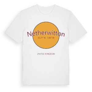 Netherwitton cirkel t-shirt – ekologisk bomull t-shirt från Pinshirt