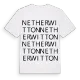 Netherwitton ordlek t-shirt