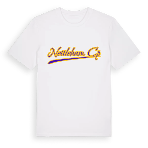 Nettleham CP baseball t-shirt – ekologisk bomull t-shirt från Pinshirt