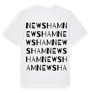 Newsham ordlek t-shirt – ekologisk bomull t-shirt från Pinshirt