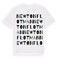 Newton Flotman ordlek t-shirt